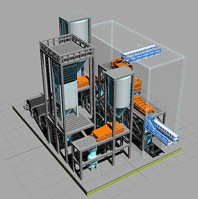 3D CAD Plant vessels